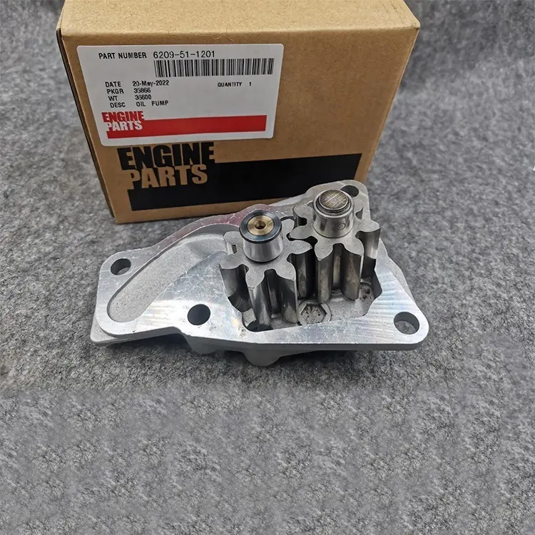 6209-51-1201 6206-51-1201 Gear Pump for Komatsu Diesel Engine Excavator Oil Pump Car Fitment Cummins Year 2017