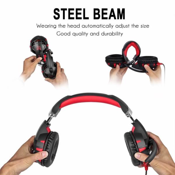 Cheap Xbox One 2.2m 2.2kohm Surround Sound Gaming Headset for sale