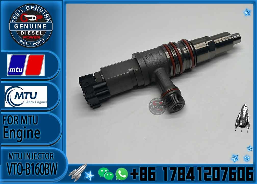High quality MTU4000.01 common rail fuel injector VTO-B160BW VTO-G411M48B RX52407500042