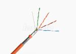Al Foil 4 Pair Cat5e Cable BC 0.50 Solid Bare Copper SFTP Computer HDPE LSZH