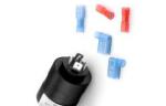 6 Flat Pin High Current Slip Ring , Non Mercury Slip Ring OD 33 Mm