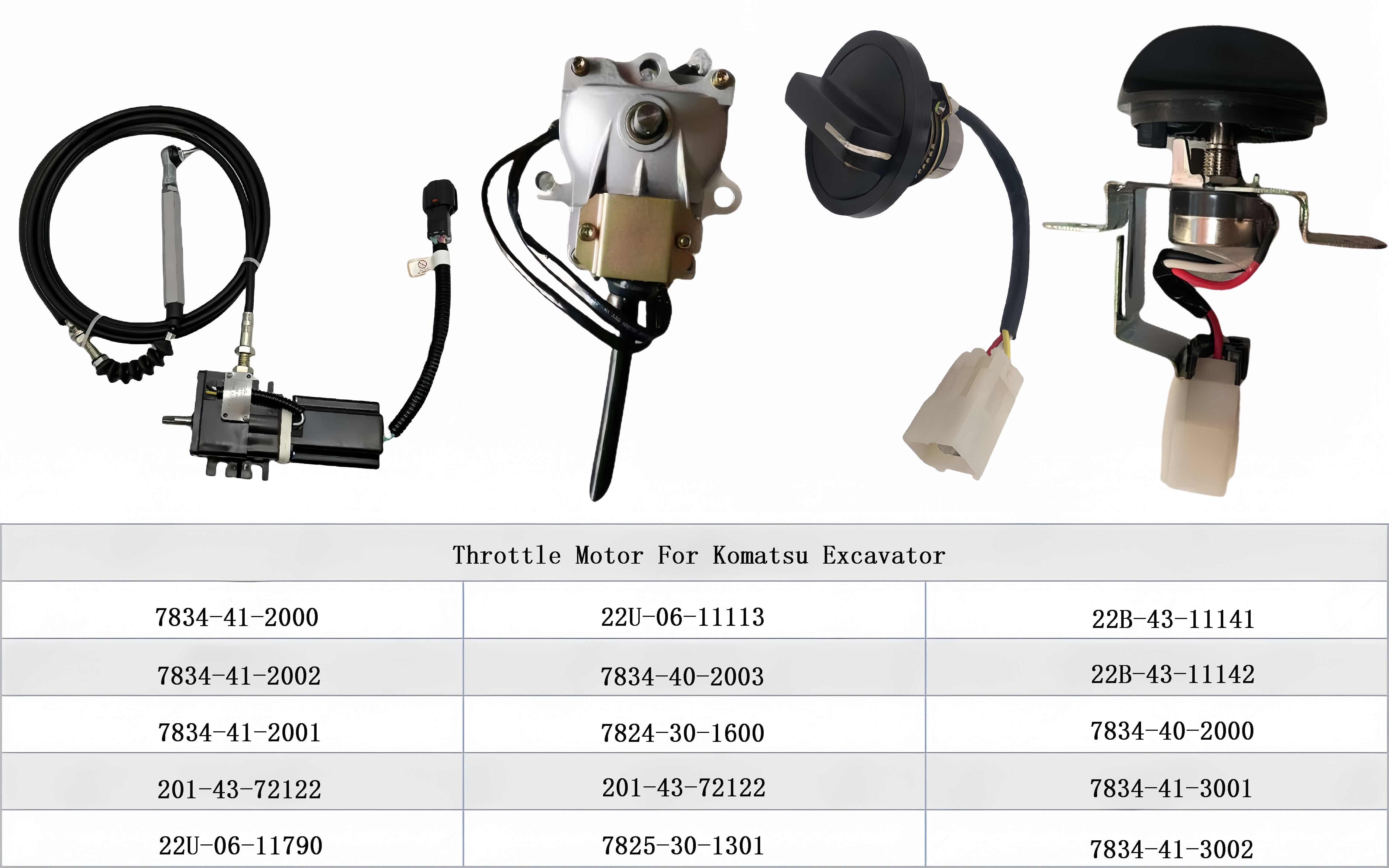 7Y-5461 7Y5461 Excavator Spare Parts Throttle Motor For CAT Excavator E325 E325L Throttle Motor