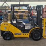 3 Ton Used Diesel Forklifts 3m Lifting Height Komatsu Forklift For Warehouse