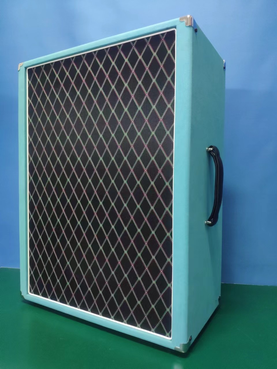 Custom Grand Amp ODS 50 Dumble Clone 212 V30 Cabinet Suede Blue 2 x 6L6GT JJ tubes Preamp 3 x 12AX7