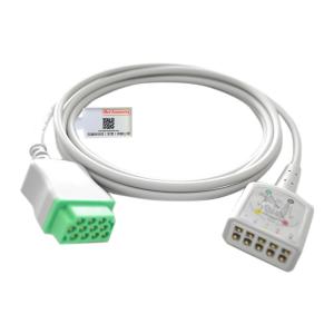 Quality OEM Practical ECG Trunk Cable , Multifunctional ECG Cable 3 Lead wholesale