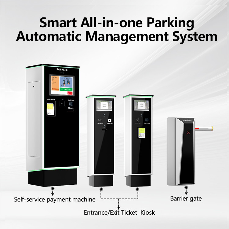 User Friendly Parking Ticket Kiosk with QR Code and Card Payment