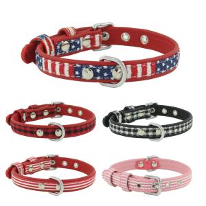 Quality Customized Print Personalized Logo Dog Collar Adjustable Pet dog Neck Belt wholesale