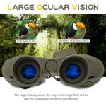 Adults Marine Military 20x50 Binoculars Waterproof With Rangefinder Compass BAK4