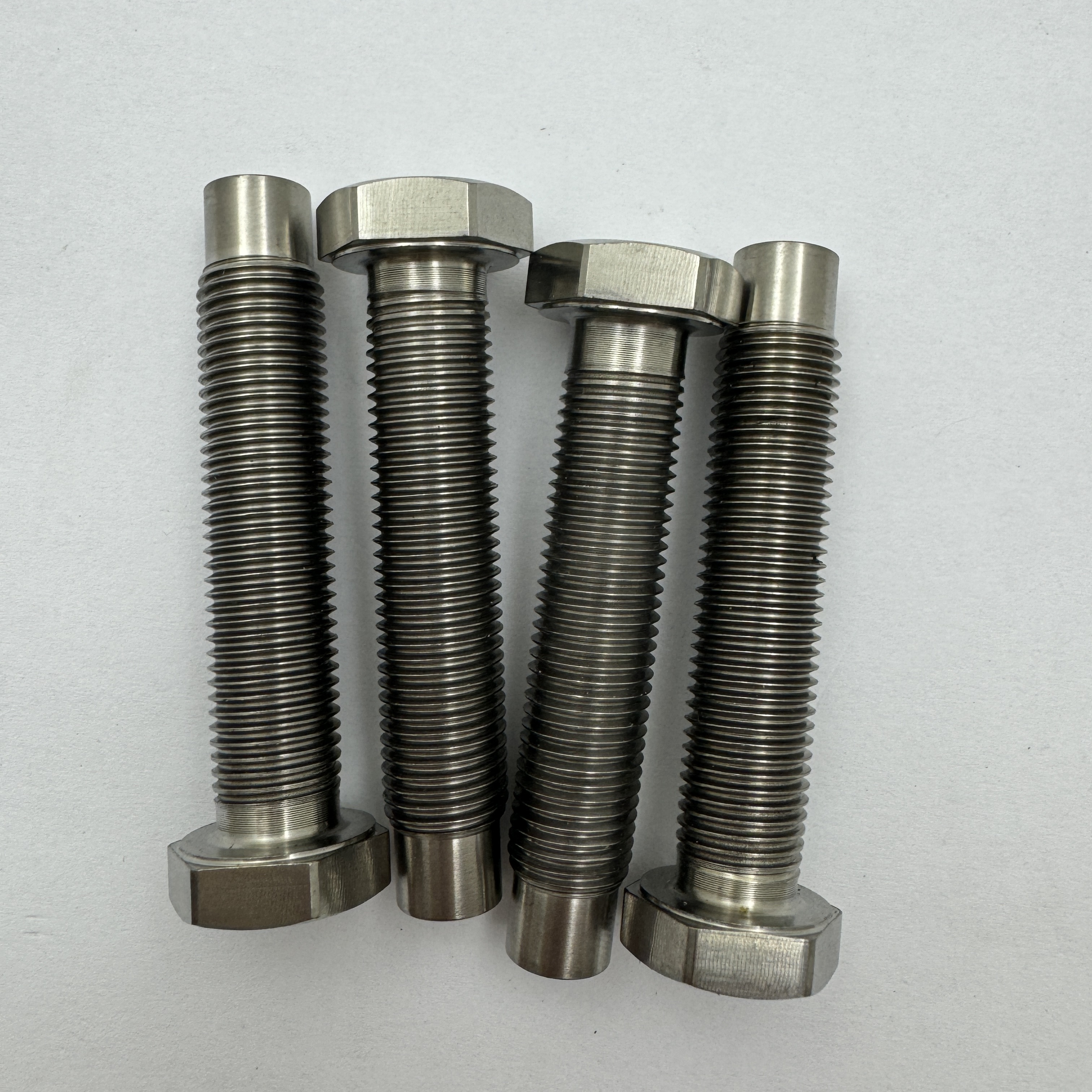 Sprint Titanium Torsion Stop 3/8"-24 Bullet Nose Micro Adjust Bolt with Natural Finish Stock DIN Standard