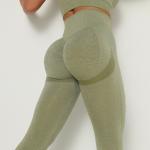 Seamless yoga pants buttocks breathable yoga clothes tight high-waisted sports
