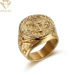 Army Stainless Steel PVD 24k Custom Military Rings
