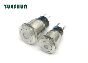 Quality Surface Mount 16mm DPDT 1NO1NC Led Push Button Switch wholesale