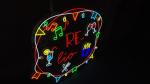 AC240V Restaurant Bar Neon Sign 8×12mm Hang Wall Lighting No Fragile