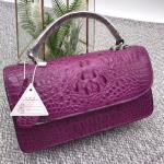 Fashion Genuine Crocodile Leather Women Small Mini Handbag Lady Purse Authentic