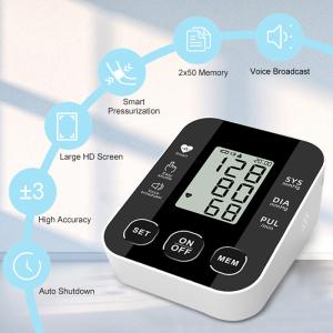 Quality One Click Operation Portable LCD Digital Display Voice Broadcast Blood Pressure Monitor wholesale