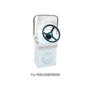 Quality Inflatable Boat Accessories Turbo Fiberglass Center Console With Steering Gear wholesale