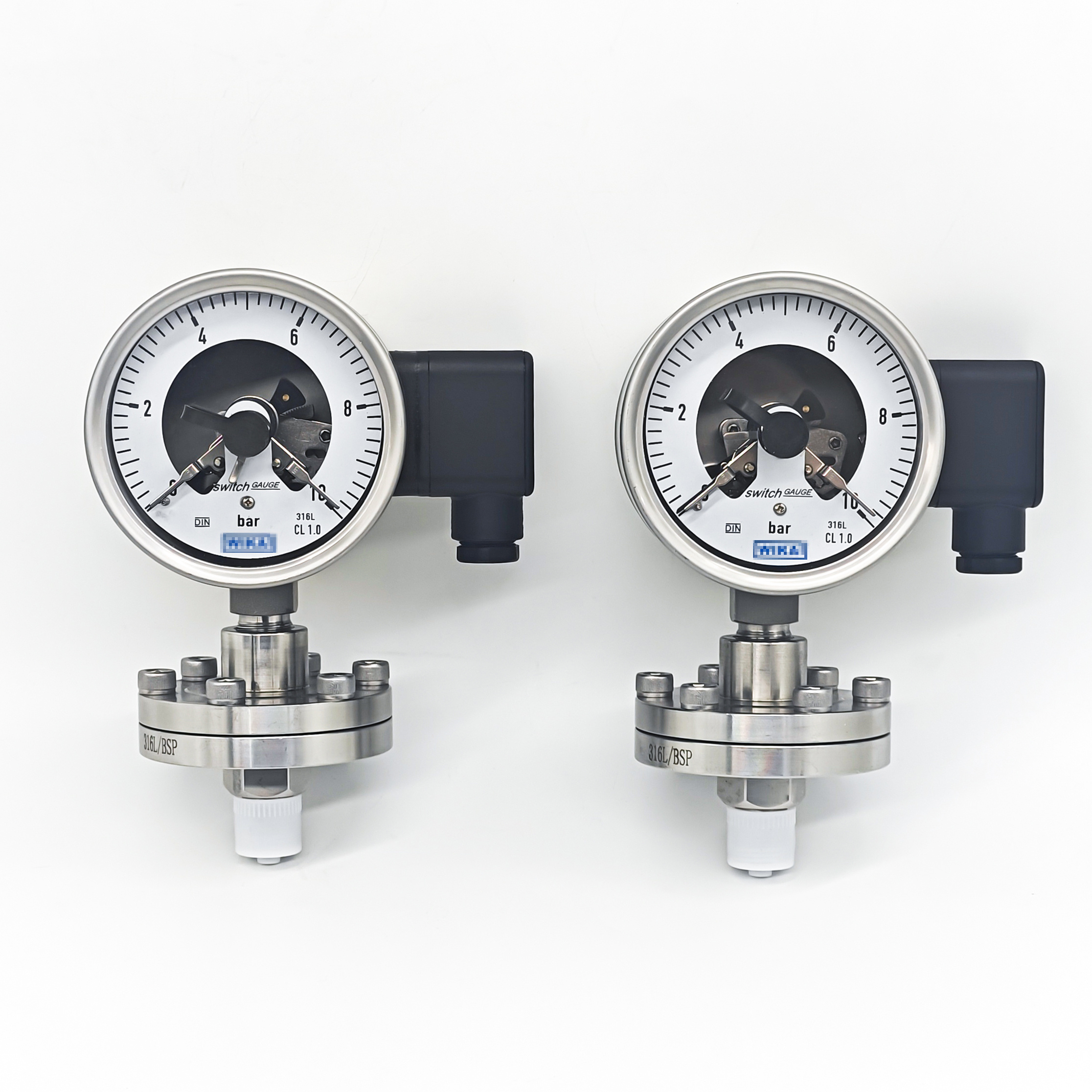 XINYI Stainless Steel Pressure Gauge Dial 100mm 160mm Electric Contact Pressure Gauge