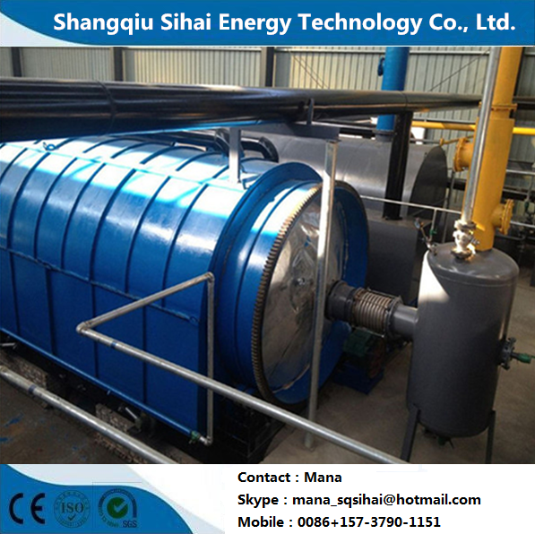 8-10 Tons Daily Processing Capacity Rubber Pyrolysis Machine for Recycling Waste Tires