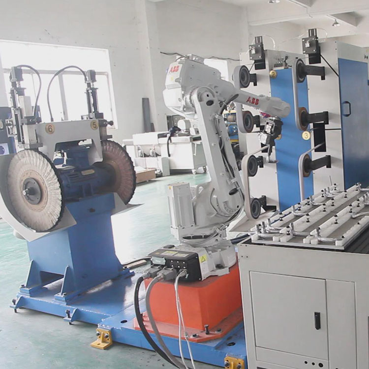 Flaxible Polishing Grinding Machine Robot Arm Fully Automatic 4kw High Technology