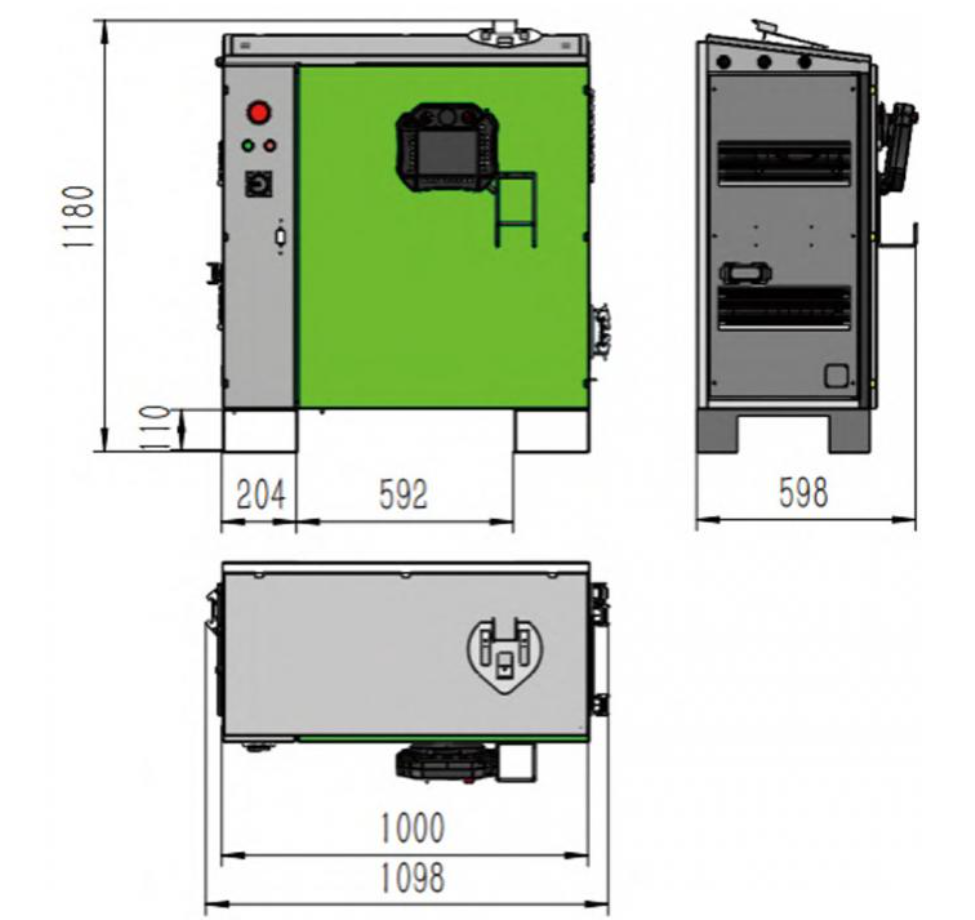 Painting robot for furniture, metal, hardware, GR6100-2200 payload 10kg reach 2204mm