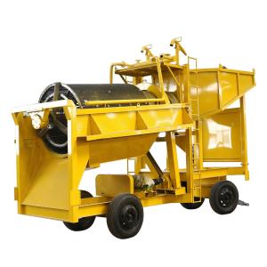 Quality Rotary Scrubber Machine Gold Trommel Wash Plant With Diesel Engine wholesale