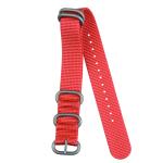 Solid Color Zulu Nylon Watch Band 26mm 304 Stainless Steel Buckle