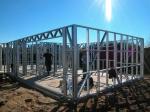 Light Gauge Steel Framing House Structure , Quick Installation Light Steel Frame
