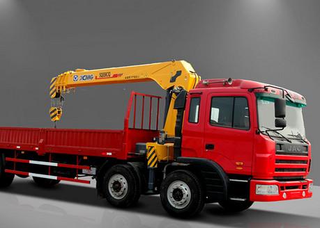 Safety Telescopic Boom Truck Mounted Crane For Telecommunications facilities
