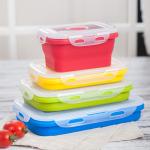 350ml Microwavable Collapsible Silicone Lunch Box