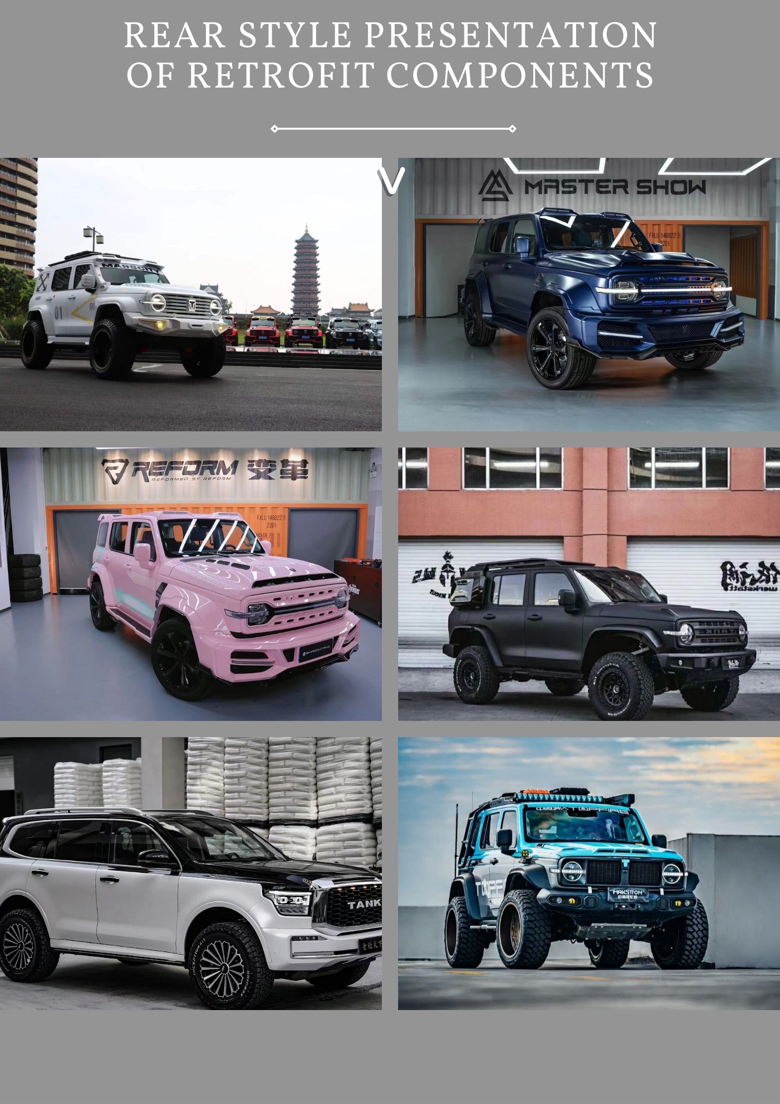 2023 Great Wall Automobile Tank 300 500 2.0T Compact Suv Sedan with 2750mm Wheelbase