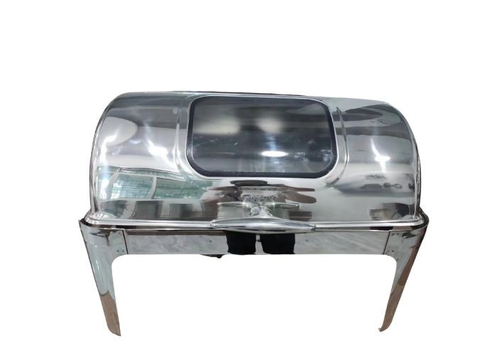 Stainless Steel Rectangular Visible Buffy Stove Heating Meal Hotel Insulation Full Flip Meal