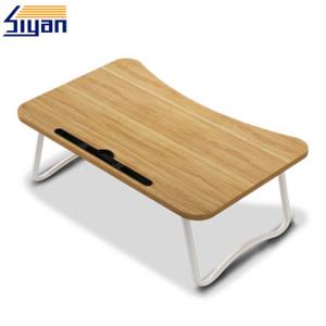 Quality Wood Grain PVC Film Laminated Adjustable Laptop Table Top Stand wholesale