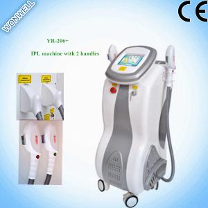Quality YR-206+ IPL machine with 2 handles hair removal wholesale