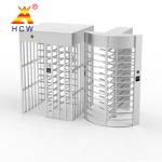 Revolving Single Door Full Height Turnstile 100W Electronic Barrier Gate For