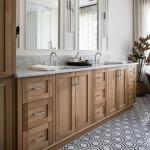 Composite Acrylic Countertop Luxury Modular Kitchen Cabinet with Plywood Carcase