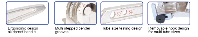 180 Degree Hand Held Copper Tube Expander For 1/2" 5/8" 3/4" 7/8" Tube