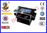 Classic Sticker Cocktail Table Arcade Machine , Black Coin Operated Game