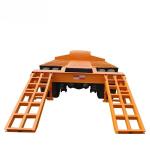Heavy Duty Excavator Trailer Hydraulic Ramp System Low Bed Draw Bar Full Trailer