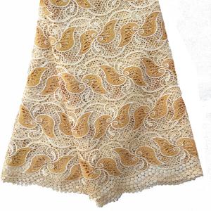 Quality F50279 51&quot;-52&quot; customizable gold african lace fabrics switzerland guipure latest 2015 wholesale