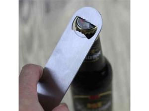 Quality Engraved Stainless Steel Bar Blade Beer Bottle Opener,Stainless steel bar blade flat beer bottle opener, engraved logo, wholesale