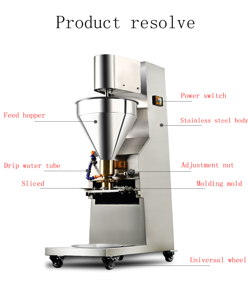 1000*400*400mm Automatic Fish Ball Production Line Stainless Steel