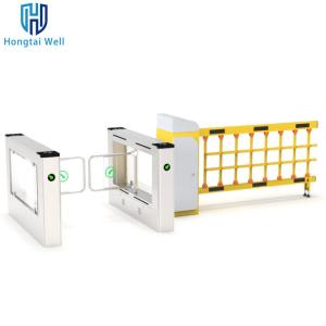 Quality Pedestrian 0.5 Seconds Swing Barrier Turnstile SS304 With Face Recognition wholesale