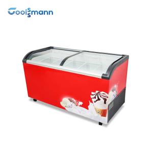 Quality Mobile Ice Cream Display Freezer 273 - 645L Chest Deep Digital Temperature Fridge wholesale