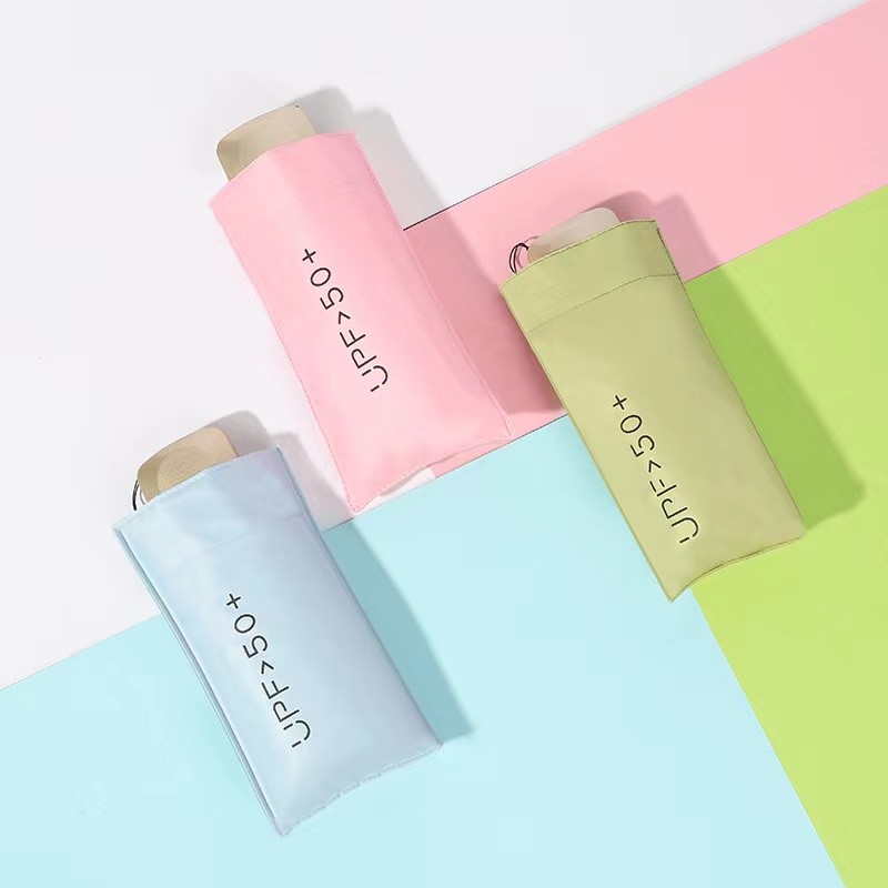 Ultra Low Light Portable 5 Foldable Umbrella Sunblock UV Small Pocket Umbrella