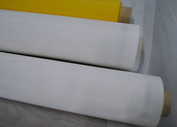 45" White 120T - 31 Polyester Silk Screen Printing Mesh for Ceramics Printing