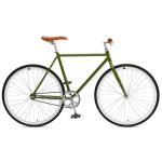Mini 700C Fixed Gear Bicycle , Single Speed Steel Fixie Racing Bike