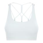 Fitness Sexy Lulu Cross Back Padded Custom Logo Workout Women's Solid Color