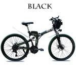 350W 48V Portable Electric Bike Aluminum Alloy Rim LCD Control Instrument