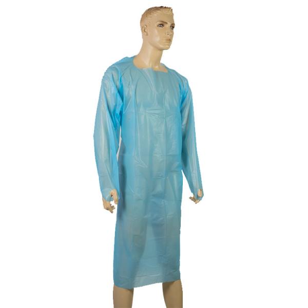 Convenient Disposable Isolation Gown , Medical Protective Coverall With Elastic