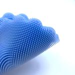 Flower Shape Silicone Kitchen Brush Heat Insulation Mat Design With A Hook Hole